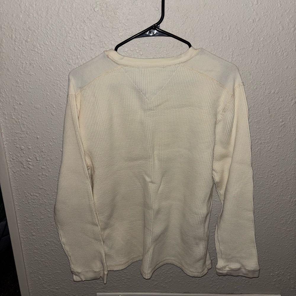 Tommy Hilfiger Men's Off-White Crewneck Sweater Size Large - Picture 3 of 3